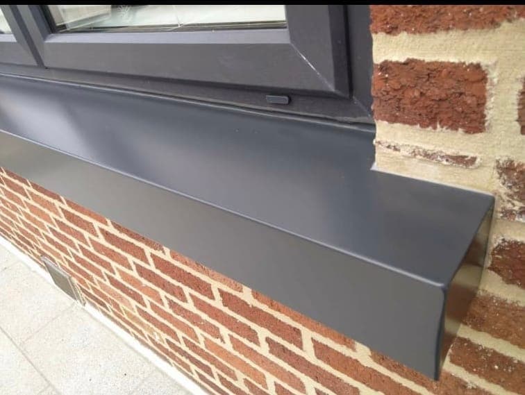 Aluminium Sills supplied and fitted by Glen Canopies