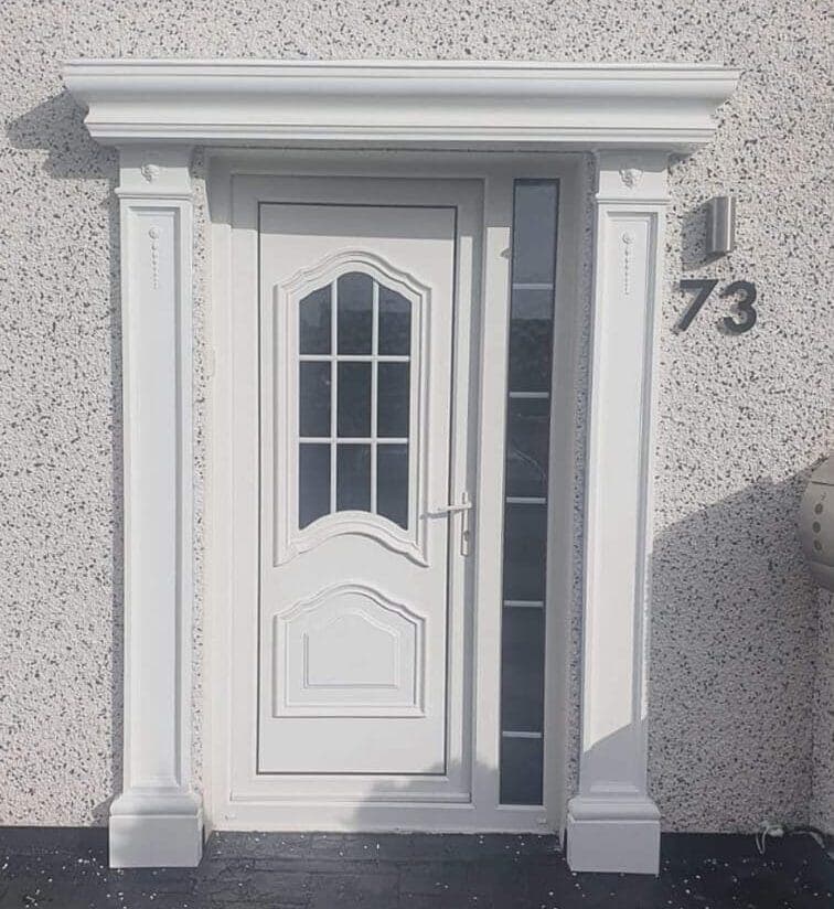 Door Surrounds supplied and fitted by Glen Canopies