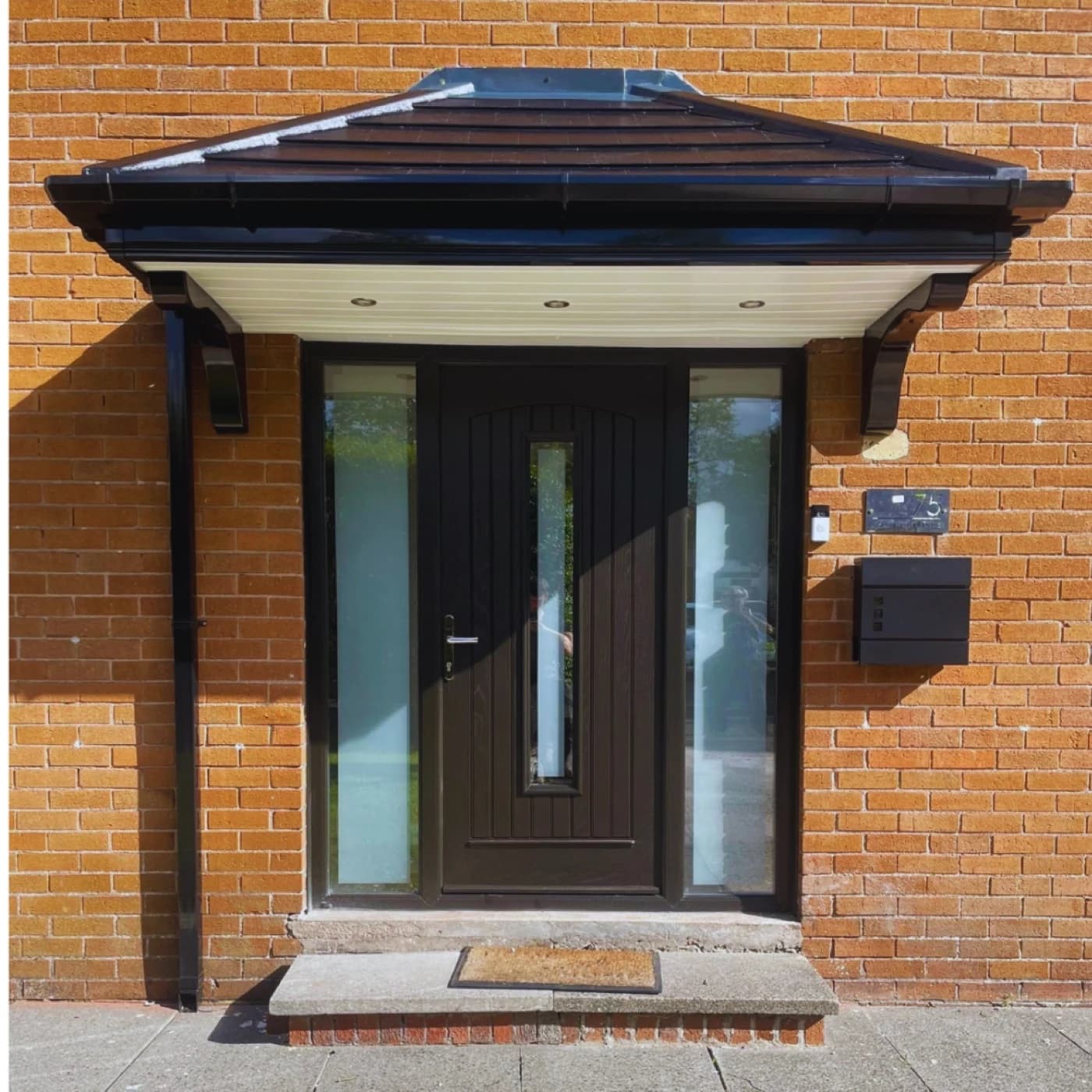 Small Lean-To Canopies supplied and fitted by Glen Canopies
